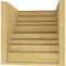 Ekena Millwork 11"W x 11"D x 11"H Wide Landon Rough Cedar Woodgrain TimberThane Corbel, Primed Tan CORUR11X11X11LANRCPR - alternate 5